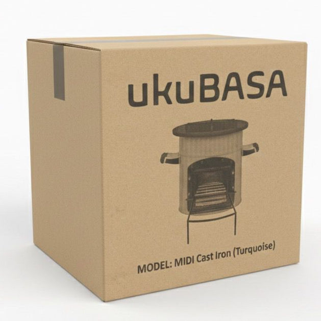 MIDI CAST IRON Powder-coated TURQUOISE